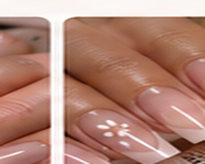 Uñas rosadas con detalles delicados